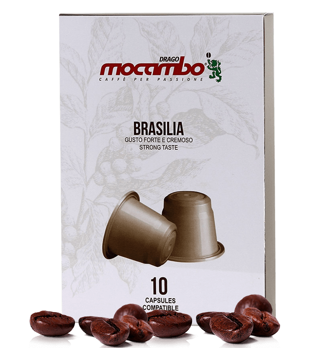 Mocambo Brasilia Kapseln Nespresso® System kompatibel - 10 Stück