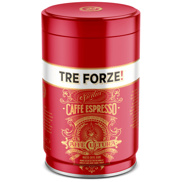 Tre Forze Espresso Kaffee 250 Gramm Bohnen in der Dose