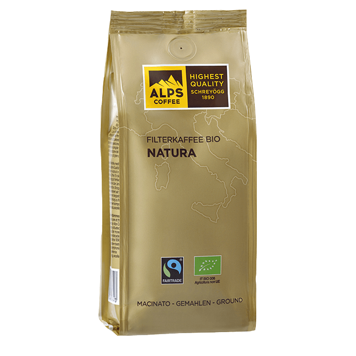 ALPS Coffee - Bio Natura Filterkaffee 250 Gramm gemahlen