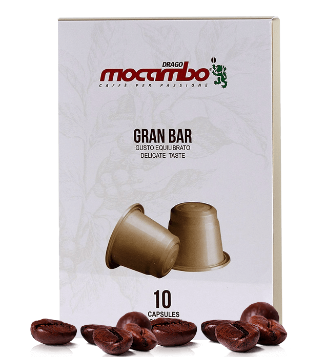 Mocambo Gran Bar Kapseln Nespresso® System kompatibel - 10 Stück