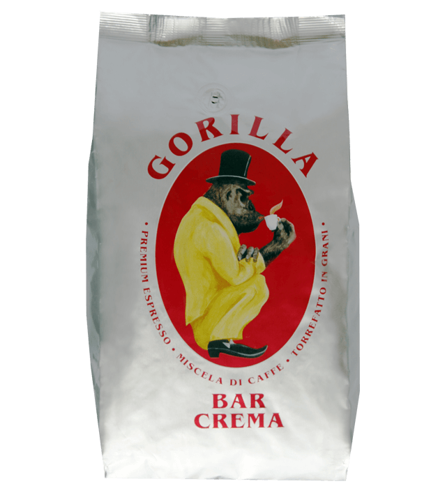 Gorilla Kaffee Bar Crema Espresso 1000 Gramm Bohnen