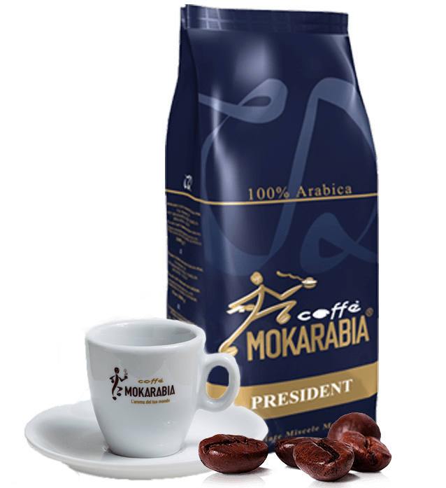 Mokarabia President Espresso Kaffee 1kg Bohnen