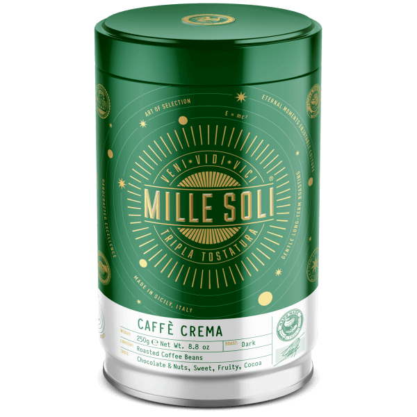 MilleSoli Crema Kaffee Espresso 250g Bohnen Dose