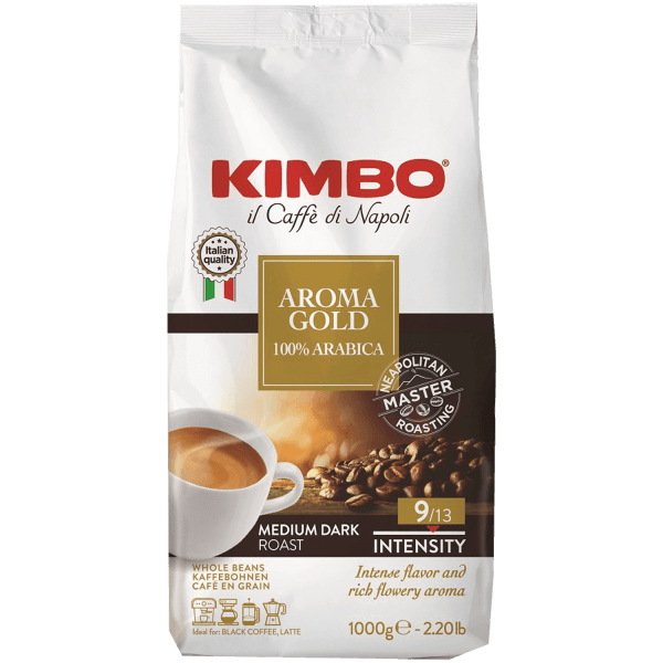 Kimbo Arabica, Kaffee Espresso 1kg Bohnen