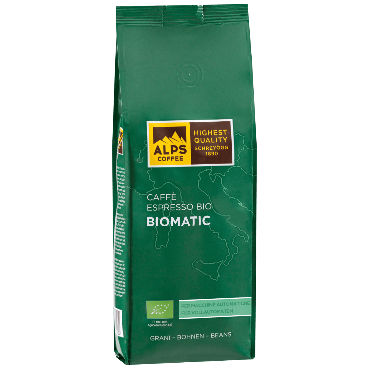 ALPS Bio Espresso Biomatic 500g Bohnen