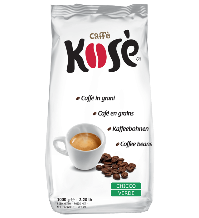 Kosé Chicco Verde Kimbo, 1kg Espresso Bohnen
