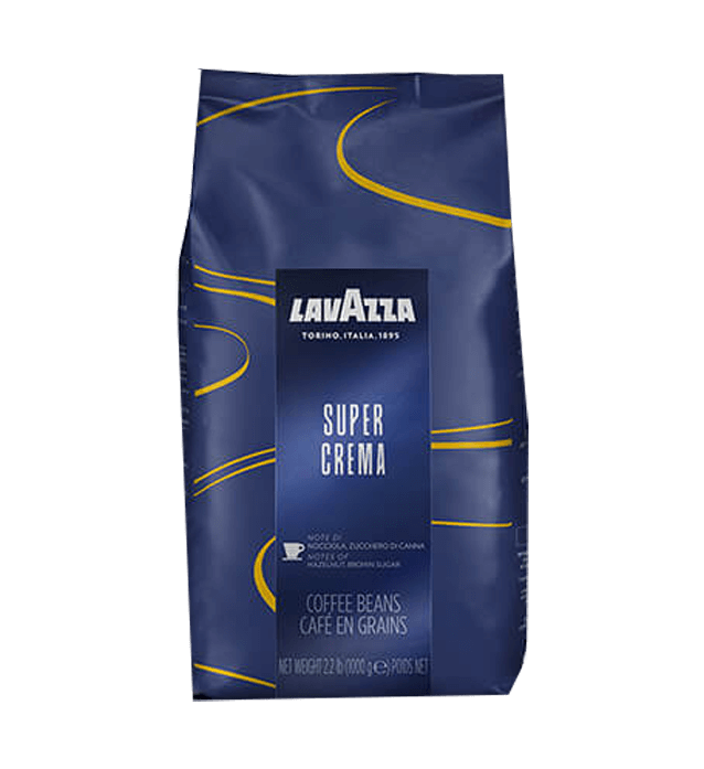 Lavazza Super Crema Espresso Kaffee 1000 Gramm Bohnen