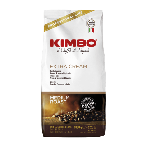 Kimbo Extra Cream, 1 kg Kaffee Bohnen